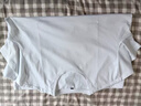 Wirpta高端品牌短袖T恤男士夏季桑蠶絲圓領(lǐng)修身速干透氣彈力純色休閑 白色（禮盒裝） 3XL （建議155-170斤） 曬單實(shí)拍圖