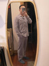 諾帝卡（NAUTICA）【100%棉】睡衣套裝男士家居服純棉兩件套 灰色 L 曬單實(shí)拍圖