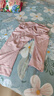 棉花會月子服春夏款a類棉孕婦睡衣產后哺乳喂奶專用家居服套裝 霞緋(純棉·加厚款)適穿10-22℃ XL【適合體重145斤-160斤】 曬單實拍圖