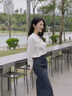AEMAPE顯瘦V領(lǐng)真絲襯衫女2025春裝長(zhǎng)袖純色重磅桑蠶絲上衣襯衣小衫 白色 L 曬單實(shí)拍圖