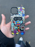 杜梵納 潮牌涂鴉磁吸適用蘋果16手機殼14plus男生13創(chuàng)意iPhone15個性11promax卡通12情侶防摔全包硅膠 黑色【磁吸殼】RlC潮牌涂鴉 iPhone 14 曬單實拍圖