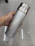 赫珮鈦杯覆鈦保溫杯茶水分離杯大容量泡茶杯便攜水杯高顏值2025新款 鈦杯保溫杯【銀色+450ml】 曬單實(shí)拍圖