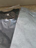歐替西【兩件裝】100%純棉長(cháng)袖t恤男薄款寬松秋上衣春秋純色打底衫大碼 深灰+淺灰（兩件裝） XL（適合125-135斤） 曬單實(shí)拍圖