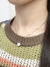 中國黃金（CHINA GOLD）S925銀貝殼項鏈女款百搭一貝子吊墜鎖骨鏈節(jié)日生日禮物送女友愛人 一貝子項鏈【A款】 曬單實拍圖