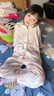G.DUCKKIDS小黃鴨女童睡衣夏季兒童冰絲家居服2025新款可愛女孩寶寶空調(diào)服薄 粉色 110 (建議98-105cm 3-4周歲） 曬單實(shí)拍圖