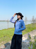 KOLON SPORT/可隆針織夾克 女子戶(hù)外運動(dòng)TRICOT接觸涼感防曬UPF50+外套 LKJK5MN038-IS 藍紫色 S 160/84A 曬單實(shí)拍圖