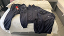 貓人套裝男春秋運動(dòng)夾克衛衣休閑褲三件套休閑寬松男裝 深藍 2XL 曬單實(shí)拍圖