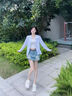 卡丹路意大利網(wǎng)面透氣運動涼鞋女2025夏季外穿厚底鏤空增高老爹鞋不累腳 36白色 曬單實拍圖