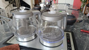 宏灶純鈦全自動(dòng)上水電熱燒水壺家用茶臺(tái)一體抽水泡茶具專用玻璃上水壺電燒水壺電磁爐套裝 1.2L 【純鈦雙上水】燒水+煮茶37x20 曬單實(shí)拍圖
