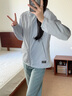 Teenie Weenie【王星越同款】小熊25夏新款防曬衣雙棲彩殼情侶外套 淺藍(lán)色 M 曬單實(shí)拍圖