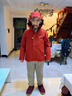 拓路者朱雀硬殼沖鋒衣女三合一羽絨外套戶外登山滑雪鵝絨服連帽夾克上衣 曬單實(shí)拍圖