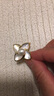 杭絲路絲巾扣環(huán)大中方巾扣服裝配飾圍巾扣衣角扣子母親節(jié)禮物 珍珠花朵 曬單實(shí)拍圖
