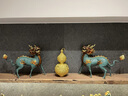 梟庭閣全銅擺件《花絲吉祥葫蘆》客廳玄關(guān)辦公室桌面裝飾品送禮禮品 花絲吉祥葫蘆 寬11高24重0.65kg 曬單實(shí)拍圖