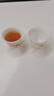 容山堂白瓷彩繪茶杯薄胎主人杯功夫單杯品茗杯個人斗笠杯茶盞茶碗茶具 白瓷薄胎若紙彩繪品茗杯-雀羽 曬單實拍圖