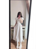 棉致法式泡泡袖顯瘦連衣裙女夏季2025新款設(shè)計(jì)感小眾白色高級(jí)感長(zhǎng)裙子 743白色【高品質(zhì)38.5】 L 110-125斤 曬單實(shí)拍圖