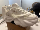 保菲羅亞增高鞋男春夏季新款運動(dòng)鞋男士隱形內增高男鞋黑武士厚底老爹鞋男 白色 增高8cm 41 曬單實(shí)拍圖