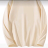 名創(chuàng)優(yōu)品（MINISO）純棉長袖t恤女2025新款爆款春秋奶白色打底衫上衣休閑寬松體恤衫 奶白色(熊仔口袋胸標) L 165 (顯瘦 遮肚子) 曬單實拍圖