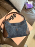 古良吉吉KUNOGIGI棒球HOBO包小號包包女復(fù)古牛仔單肩斜挎包24年新款女包 復(fù)古牛仔 現(xiàn)貨 曬單實拍圖