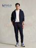 Polo Ralph Lauren 拉夫勞倫 男裝 經(jīng)典款雙面針織全拉鏈連帽衫RL15980 410-海軍藍 L 曬單實(shí)拍圖