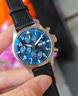 【二手99新】萬(wàn)國男表飛行員系列新款計時(shí)背透自動(dòng)機械男士二手奢侈品腕表手表 41表徑全套藍盤(pán)背透計時(shí)IW388101 曬單實(shí)拍圖
