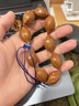 淑雀正宗梅林鐵頭核橄欖核雕鷹嘴鯊魚背原皮去霜原籽素珠囧字鬼臉手串 1.6(去霜)9+1 曬單實拍圖