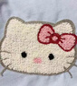 卡馳慕寧hellokitty宿舍床上三件套ins卡通kt貓毛巾繡被套四件套水洗棉被 毛巾繡-甜貓-淺藍(lán)【A類(lèi)水洗棉】 2.0床單款四件套【被套2x2.3米】 曬單實(shí)拍圖