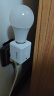 國際電工床頭遙控開關無線智能燈頭燈具可定時插電式燈座小夜燈免布線插座 無線遙控燈座+12W LED燈泡 曬單實拍圖