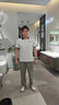 奔曜T恤衫定制刺繡夏季翻領(lǐng)T恤工作服女公司團(tuán)體文化短袖男印花logo （彈力仿棉）MSHJ-1005短袖T恤白色 S 曬單實(shí)拍圖