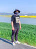 衛(wèi)辭漁夫帽子男戶外登山遮陽(yáng)帽夏季休閑釣魚防曬帽大檐遮臉護(hù)頸 灰色【大帽檐+面罩】56-60cm 曬單實(shí)拍圖