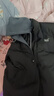 361°加厚棉服冬季2025新款男士棉衣外套休閑防寒面包連帽假兩件棉襖 超級黑/深空灰 XL 曬單實拍圖