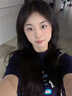S·J·V·K藏藍色純棉短袖t恤女2025新款夏季正肩趣味印花半袖寬松顯瘦上衣 藏藍色【純棉重磅230g】 L （適合110-125斤） 曬單實拍圖