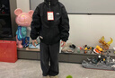 李寧李寧童裝兒童運(yùn)動(dòng)外套男女小大童防潑水防曬連帽風(fēng)衣140YFDV131-4 曬單實(shí)拍圖