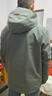 波司登（BOSIDENG）【反季】輕薄鵝絨羽絨服男短款90絨連帽夾克商務(wù)通勤保暖連帽外套 杉石綠4702 L 180/100A 曬單實(shí)拍圖
