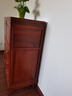 樂(lè )詩(shī)閣全香樟木箱柜五斗柜連體箱柜儲物中式復古家具防潮防蛀防霉嫁妝 虎腳光板90×50×116梨木色 曬單實(shí)拍圖
