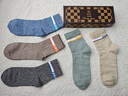良人訪(fǎng)襪子男夏季100%純棉7A抗菌防臭襪透氣耐磨休閑襪精梳棉襪中筒襪 7A抗菌消臭襪【精美禮盒裝】 5雙 曬單實(shí)拍圖