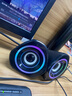 賽達電腦音響2.0桌面小音箱臺式機筆記本家用迷你小型對箱喇叭手機通用重低音炮USB有線小鋼炮 彩燈普通版-[立體音效+不可關(guān)燈] 曬單實拍圖