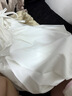妙奕嘉裙子女裝連衣裙春季2025新款純欲吊帶短裙高級感遮肚子小個子顯瘦 腰間綁帶花苞連衣裙【白色】 M 【建議90-110斤】 曬單實拍圖