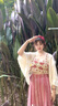 辣妹物語(yǔ)女夏季新款波西米亞度假風(fēng)吊帶連衣裙民族風(fēng)溫柔風(fēng)復(fù)古新中式長(zhǎng)裙 杏色 鏤空開衫 S（80-100斤） 曬單實(shí)拍圖