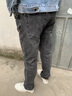 稻草人品牌牛仔褲男士2026新款春秋冬季輕商務(wù)休閑褲子男款修身直筒長(cháng)褲 1977黑灰 30 (2.31尺) 曬單實(shí)拍圖