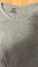 三槍100%純棉男士?jì)纫虑镆虑镅澨籽b薄款保暖棉毛衫打底全棉新疆精梳棉 淺麻灰 3XL (185) 【推薦170-190斤】 曬單實(shí)拍圖