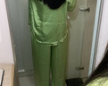 lululemon丨Logo Charm女士腰部系帶緞面長褲 LW5GF5A 檸檬草綠 XL 曬單實拍圖
