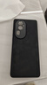 HotFire 適用opporeno10Pro+手機(jī)殼OPPOReno10Pro+保護(hù)套升級膚感羊巴皮磨砂鏡頭全包男款女硅膠-靜夜黑 曬單實拍圖