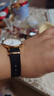 丹尼爾惠靈頓（DanielWellington）DW表帶14mm黑色尼龍玫瑰金針扣女款DW00200178適用于32mm表盤(pán)系列 曬單實(shí)拍圖