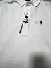 Polo Ralph Lauren 拉夫勞倫男裝 經(jīng)典款修身網(wǎng)格短袖網(wǎng)球衫RL12673 100-白色 S 曬單實(shí)拍圖