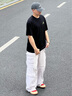 卡賓【索羅娜】男裝 彩色印繡工藝T恤2025新款短袖休閑戶外 曬單實(shí)拍圖
