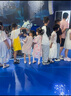 戴維貝拉（DAVE＆BELLA）童裙中國風(fēng)女童漢服夏季連衣裙中大童公主裙兒童網(wǎng)紗裙裙子 花朵印花【現(xiàn)貨】 130 cm（建議身高120-130cm） 曬單實(shí)拍圖