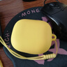 黑戴適用beatspowerbeatspro2保護套魔音Beats真無線藍牙耳機保護殼軟殼Powerbeatspro2耳機套硅膠簡約 黃色硅膠殼+黃色螺旋硅膠繩 Beats Powerbeats Pr 曬單實拍圖
