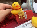 曼舒愛999足金長(zhǎng)命鎖黃金吊墜小金鎖項(xiàng)鏈女無氫鈴鐺平安鎖包送女友禮物 足金吉祥如意吊墜 +金色項(xiàng)鏈 曬單實(shí)拍圖