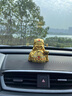 一賓（YIBIN）汽車擺件財(cái)神爺車載香水香薰飾品高檔車內(nèi)裝飾品中控臺(tái)招財(cái)男女士 財(cái)神爺【彩繪紅+檀木出入平安】 曬單實(shí)拍圖