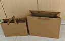 鴻迪禮品袋牛皮紙袋茶葉手提袋商務(wù)會(huì)議資料包裝袋白酒紅酒伴手禮袋子 牛皮紙袋10個(gè)裝 豎款中號(hào)20*10*28cm 曬單實(shí)拍圖